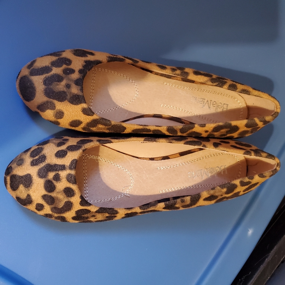 Cheetah print flats
